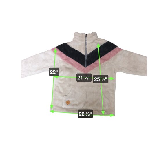 Simply Southern Womens Sz M Fleece 1/4 Zip Kangaroo Pocket Comfy School Outdoor - Picture 5 of 10